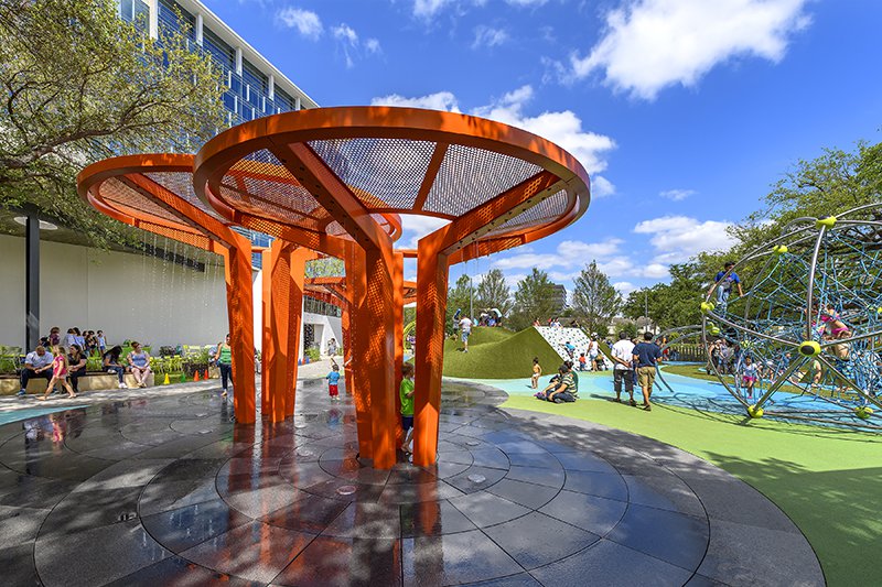 This Urban Park Micro Renovation enriches the use of public space